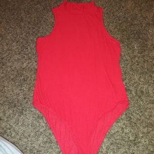 Red bodysuit